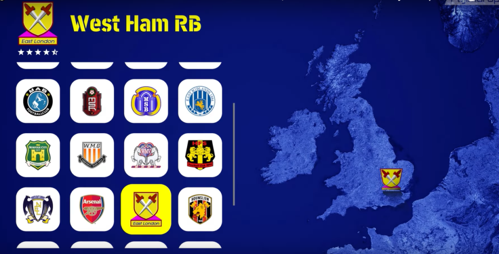 All football clubs in eFootball 2022 on PCpng