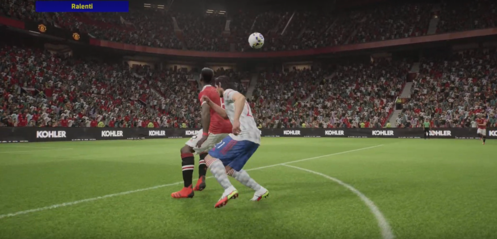 Pogba dribbles Cavani in eFootball 2022 game