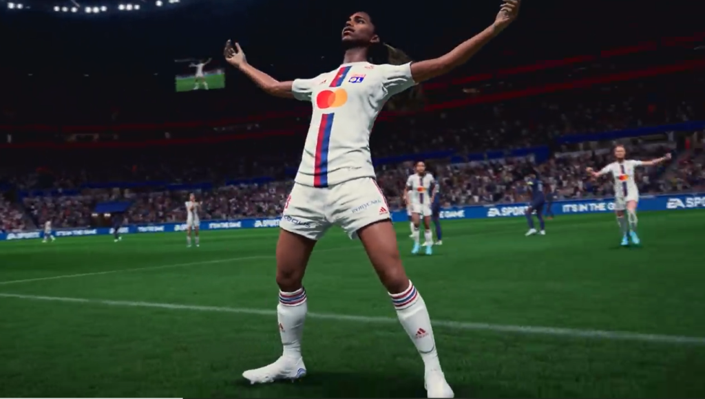 Macario celebrate goal in FIFA 23