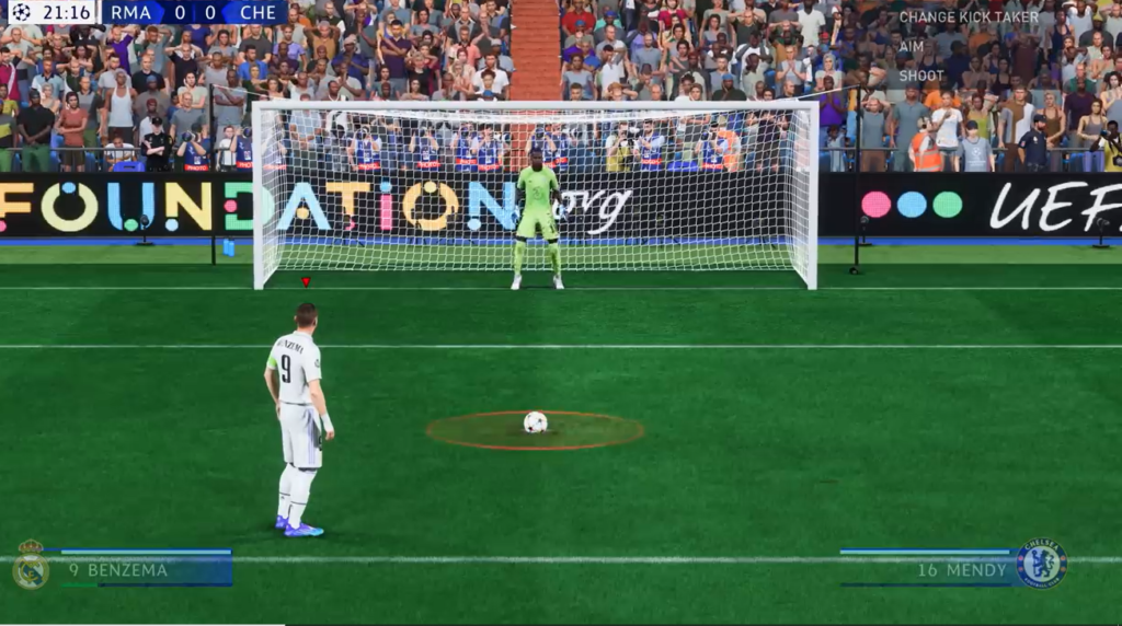 More intuitive penalty aiming system in FIFA 23