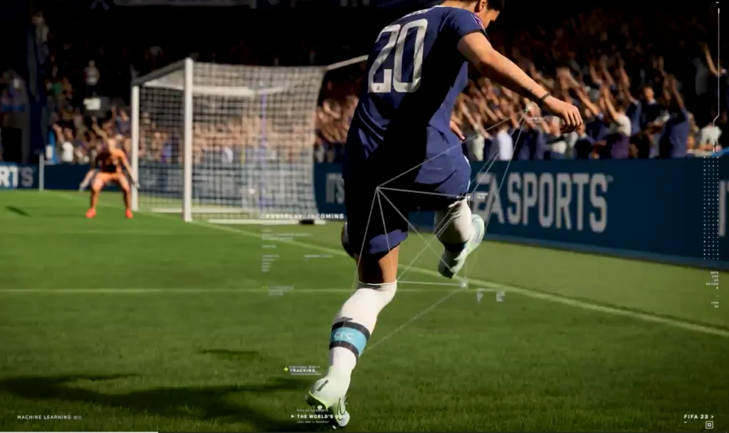 Player animations in FIFA 23