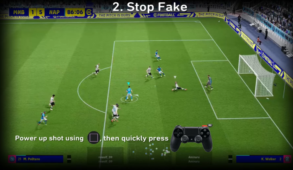 Stop Fake Shot in eFootball 2022