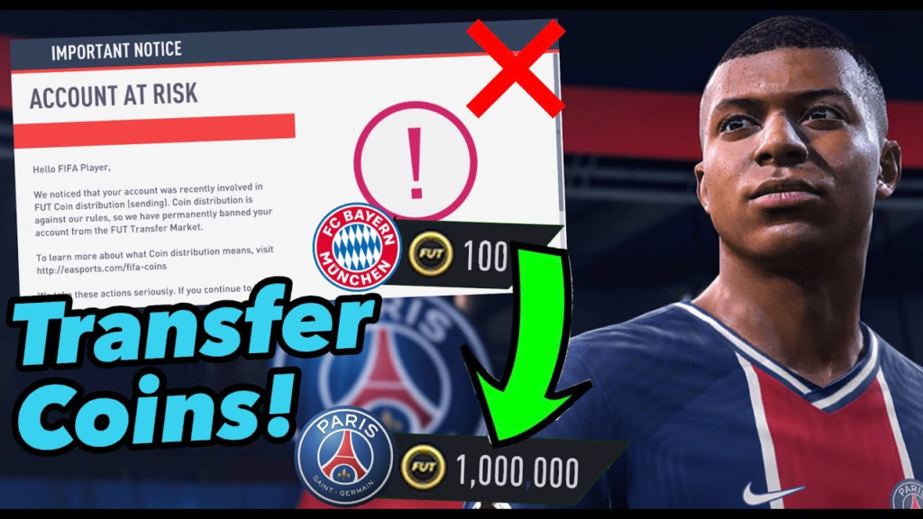Your EA acouncts are at risks when you transfer coins in the FIFA game