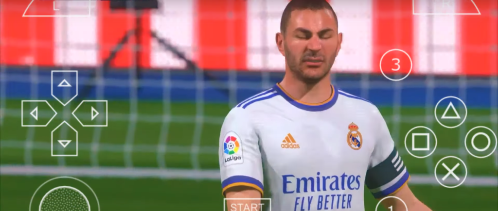 Benzema in FIFA 22 PPSSPP on Android