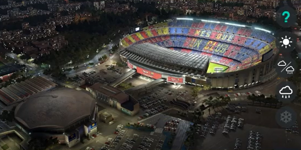 Camp Nou stadium selection in PES 2021