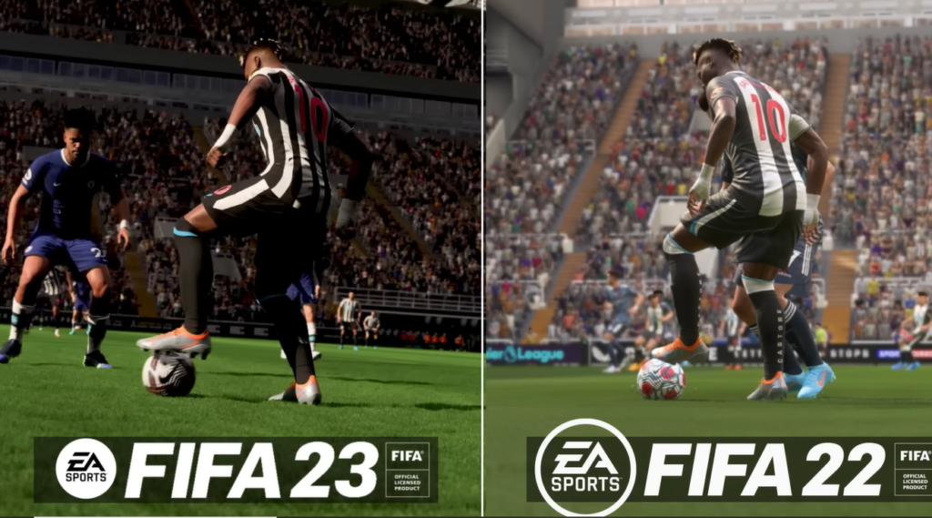 Gameplay quality in FIFA 23 vs FIFA 22