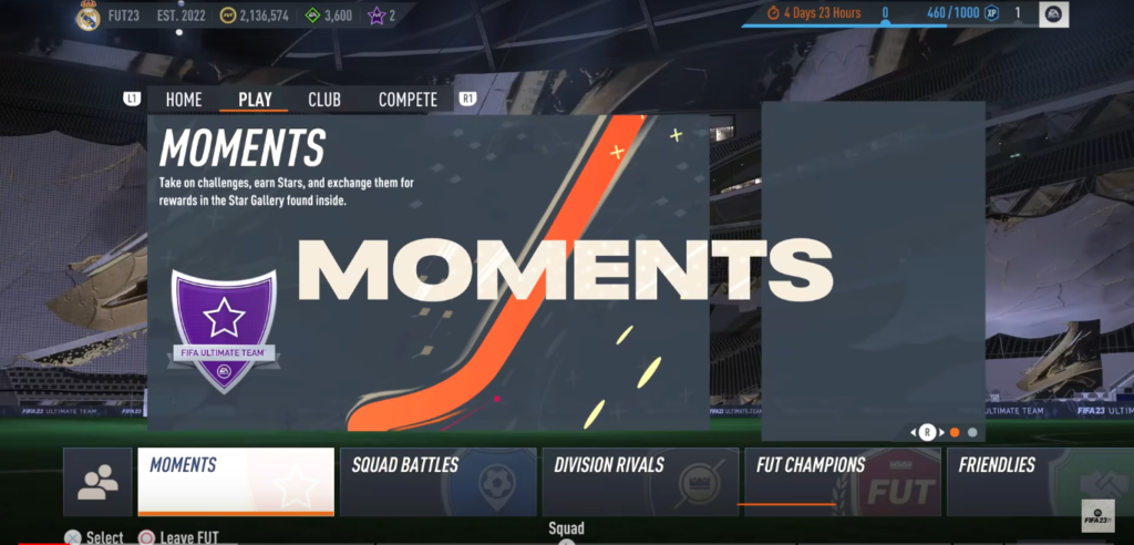 FUT Moments in FIFA 23