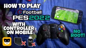 Play eFootball 2022 Mobile with a Controller