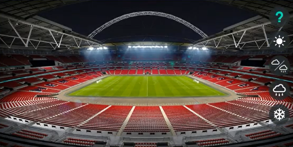 Wembley Stadium connected by EE in PES 2021 