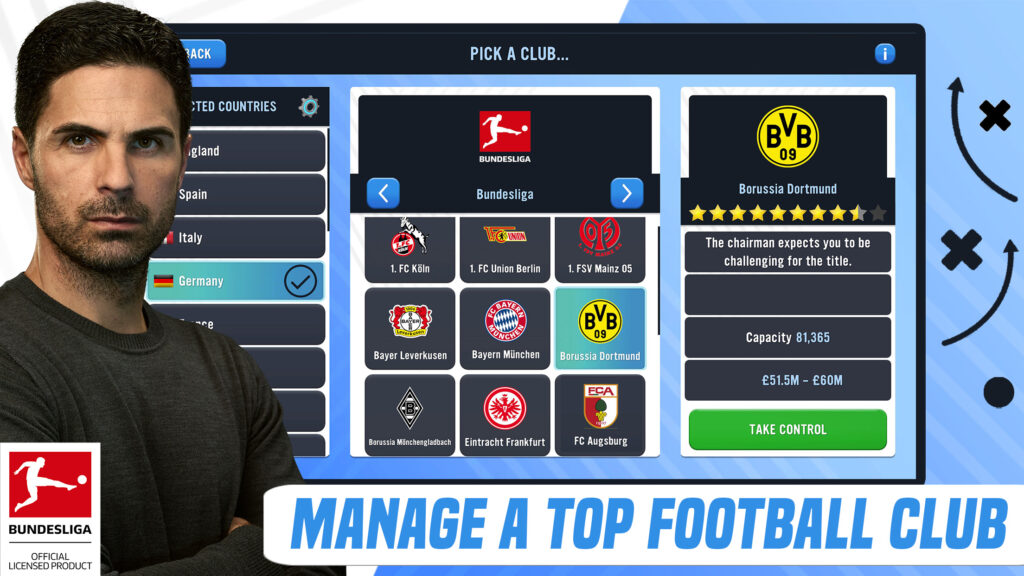 Become a top manager in Soccer Manager 2023