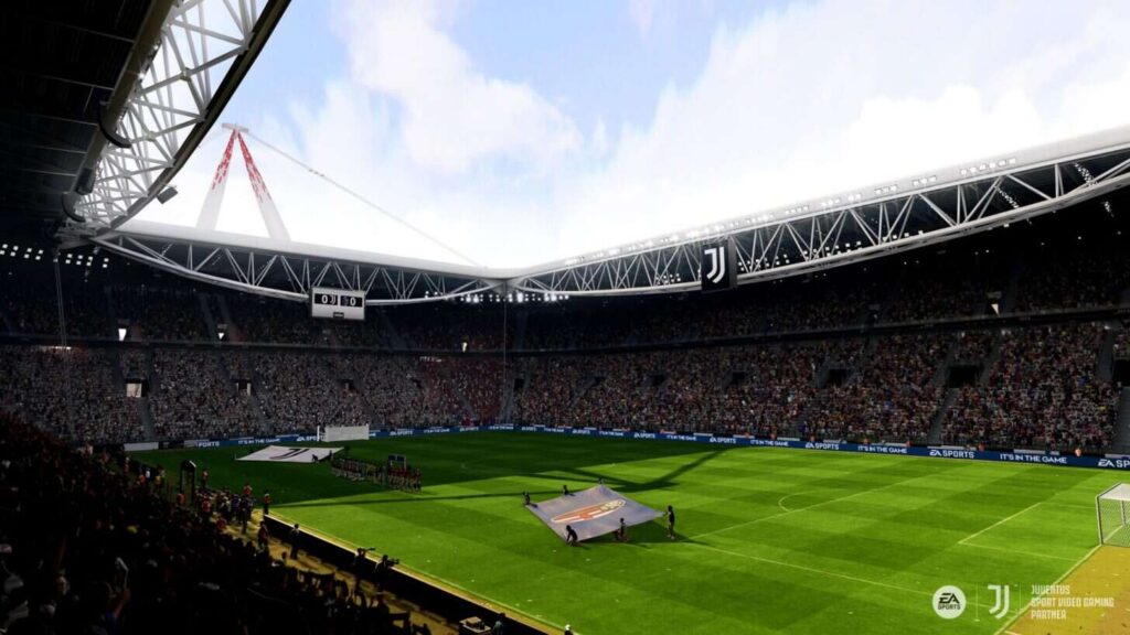 Juventus's Allianz Stadium in FIFA 23