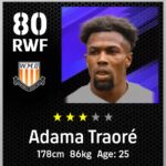 Adama Traoré profile in eFootball 2023