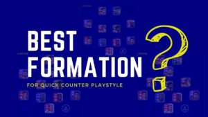 Best formations that suits quick counter playstyle in eFootball 2023
