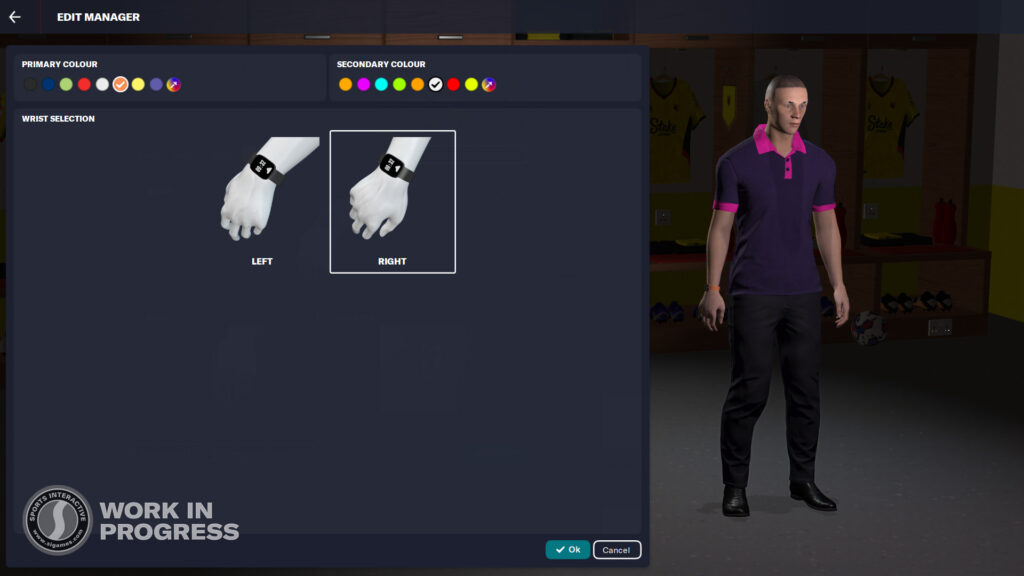 Manager accessories such as watches in Football Manager 2023