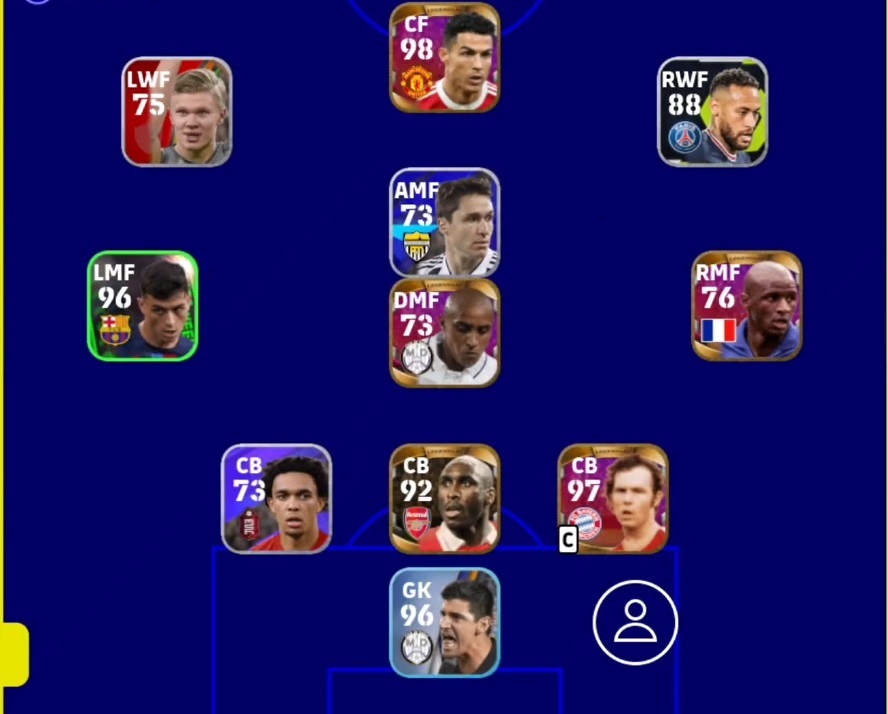 3-4-3 formation in eFootball 2023