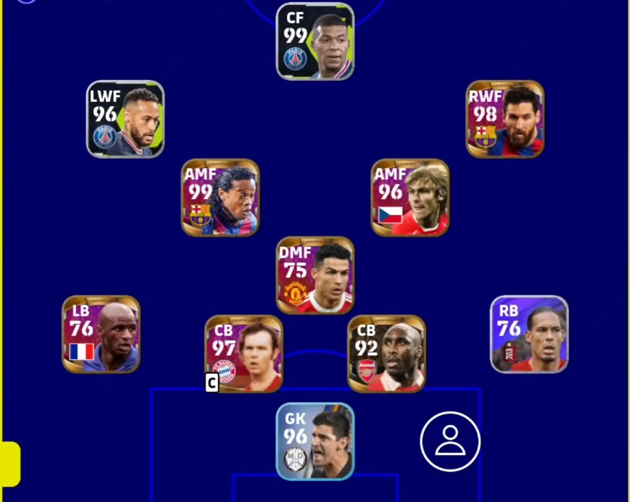 4-1-2-3 formation in eFootball 2023
