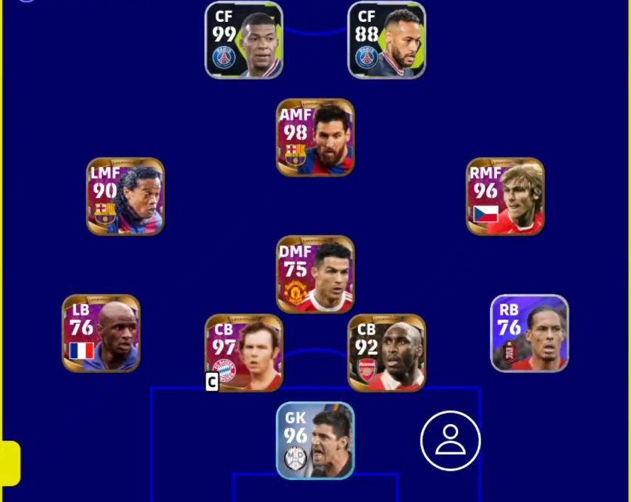 4-1-3-2 formation in eFootball 2023