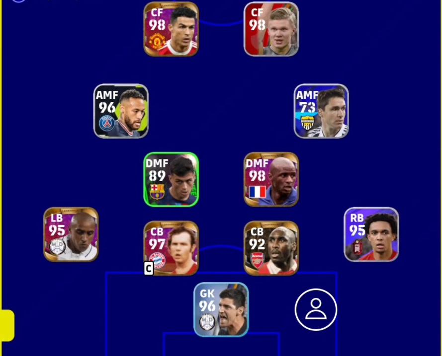 4-2-2-2 formation in eFootball 2023