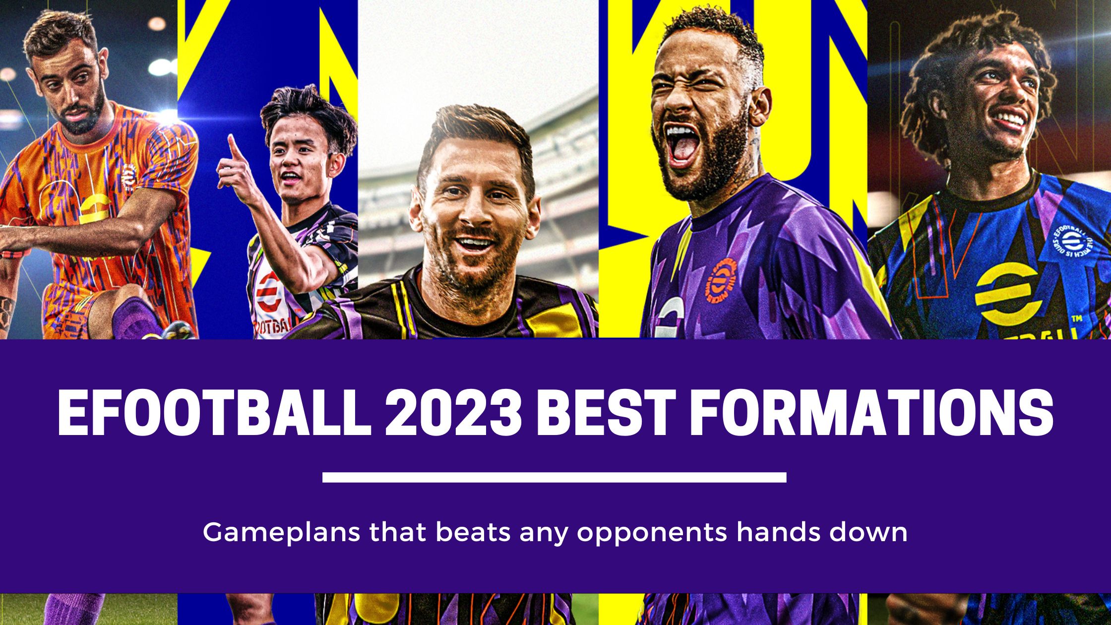 Best formations in eFootball 2023 game