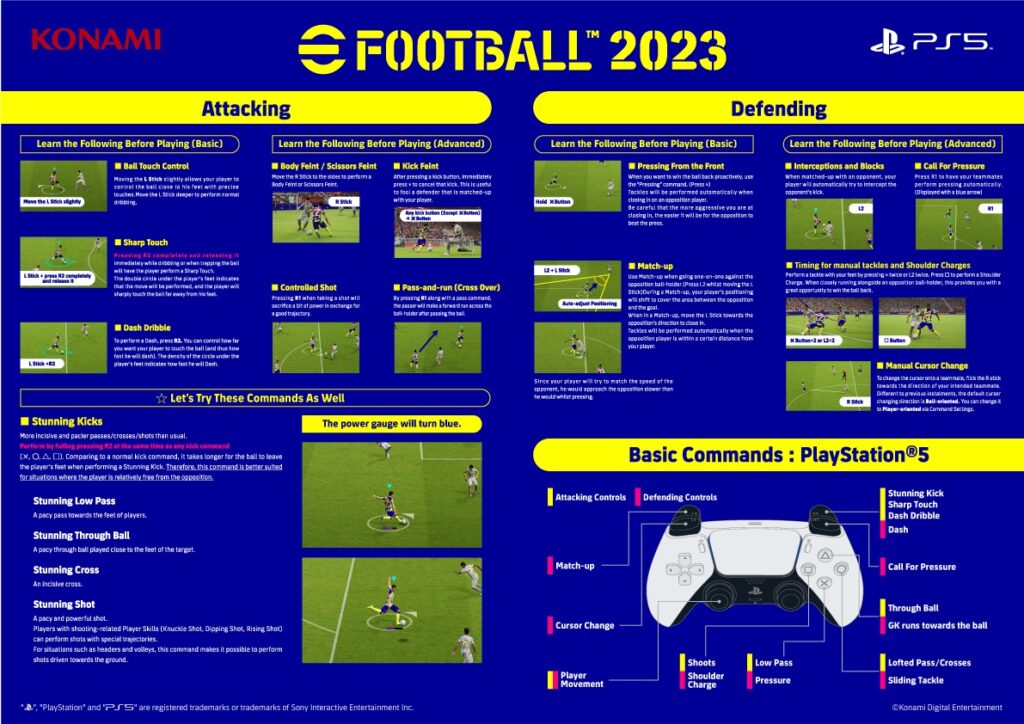 How to attack and defend professionally in eFootball 2023 on PlayStation®5