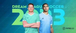 De Bruyne and Achraf Hakimi as Dream League Soccer 2023 cover stars