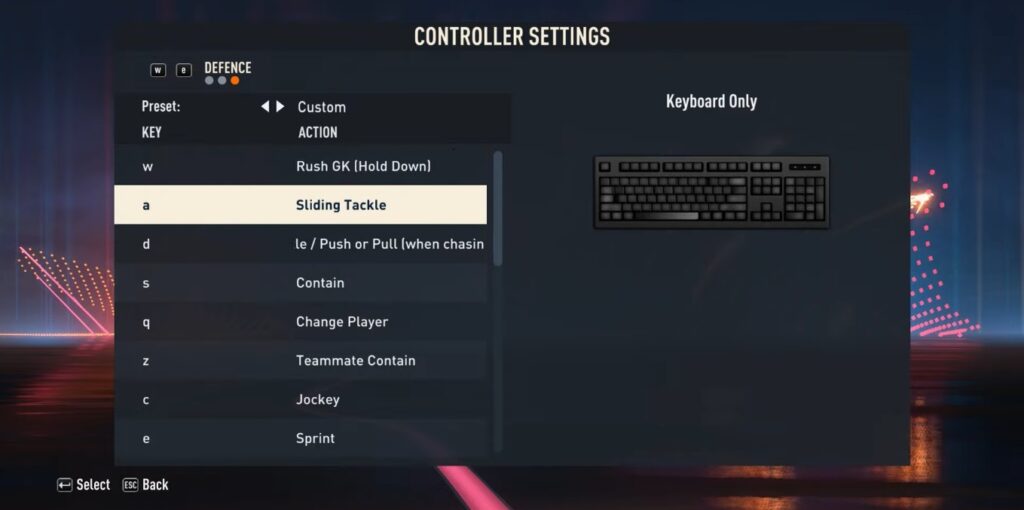 FIFA 23 Controller Settings for Defense