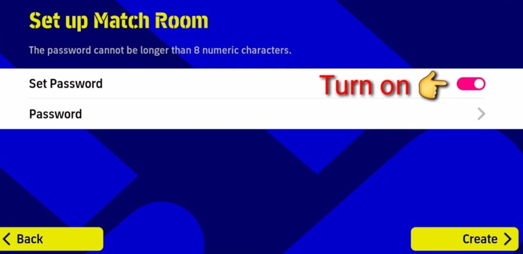Setting Up Match Room in eFootball 2023