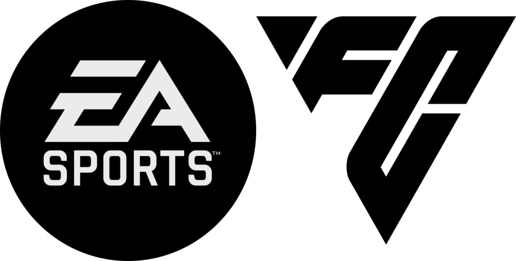 Black Logo of Electronic Arts Sports FC 