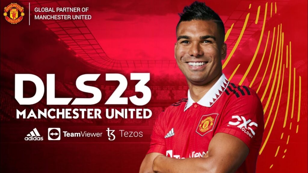 manchester united Casemiro as cover star in DLS 23 wallpaper