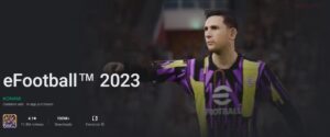 Messi as cover for eFootball 2023 mobile on Play Store