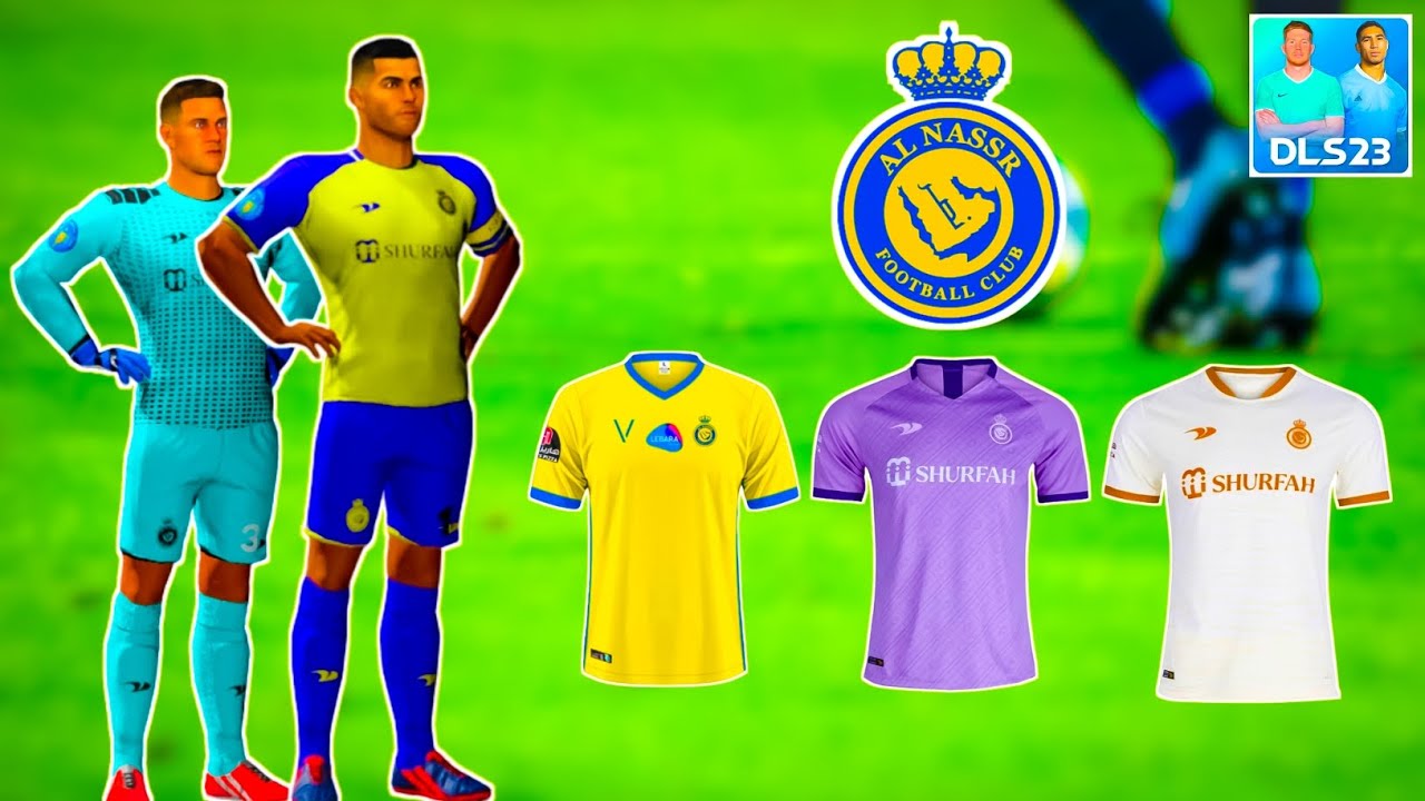 All Al Nassr Kits in Dream League Soccer 2023