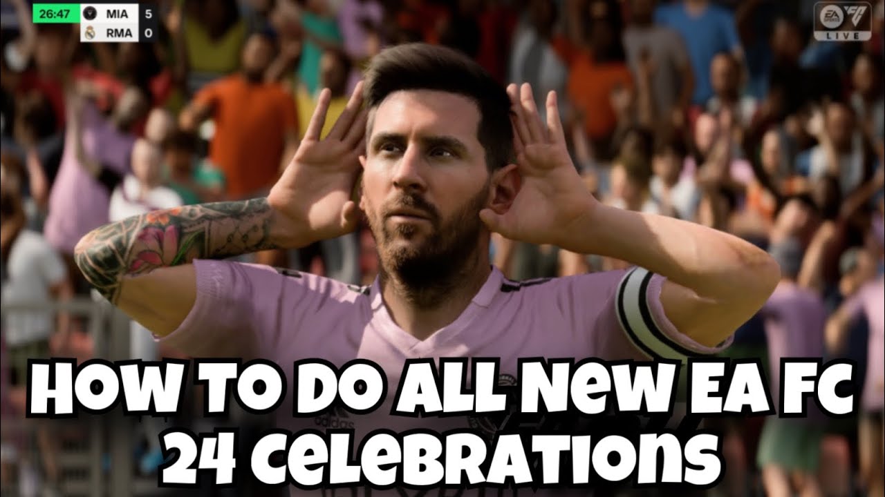 Messi new celebration in FC 24