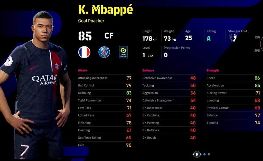 eFootball 2024 Kylian Mbappe
