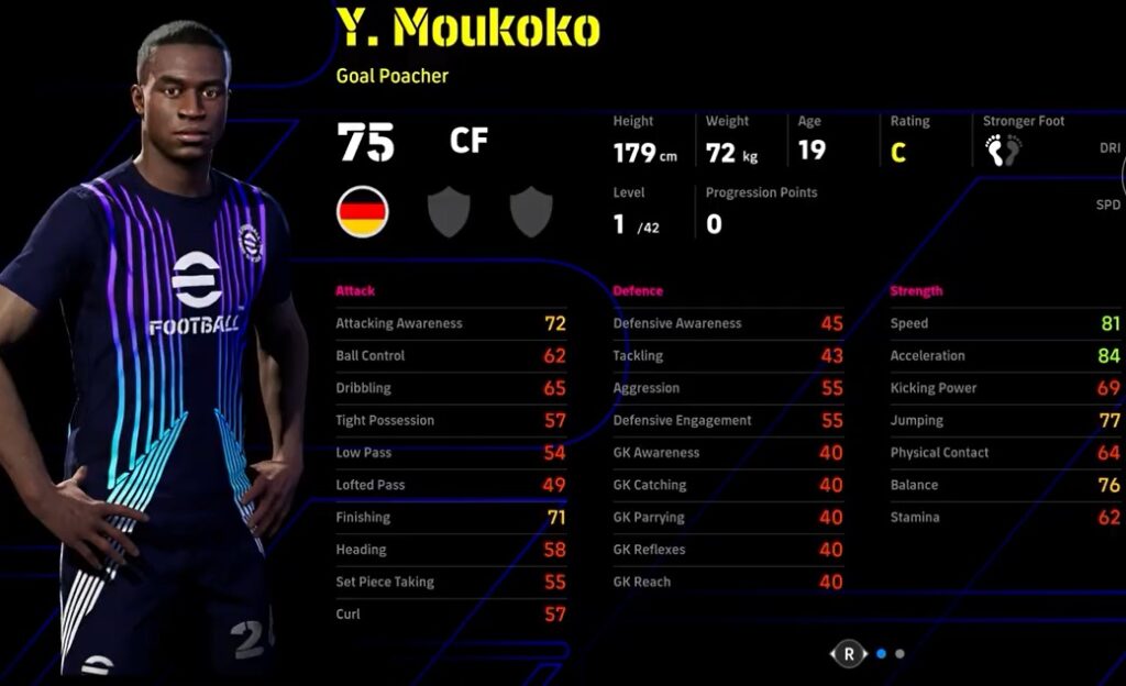 eFootball Y. Moukoko