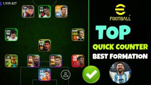 These are the Best eFootball 2024 Quick Counter Formations you should try