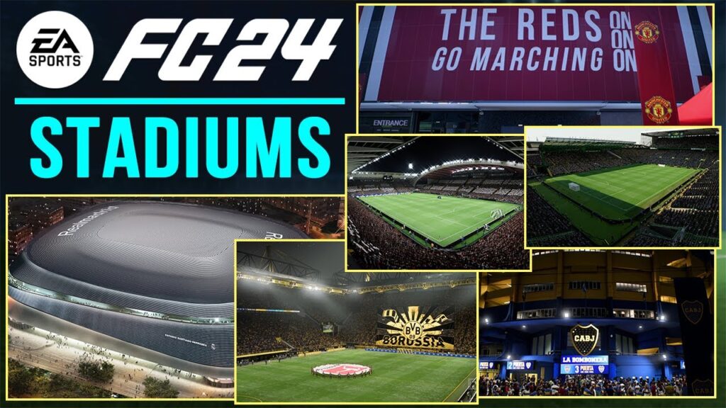 EA Sports FC 24 Stadiums: All 116 Match Venues Classified by Leagues ...