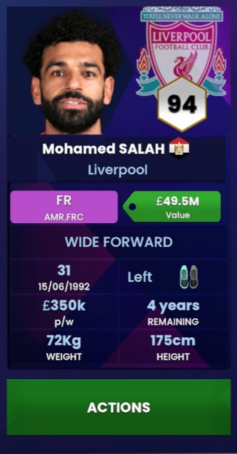 Mohamed Salah in SM24