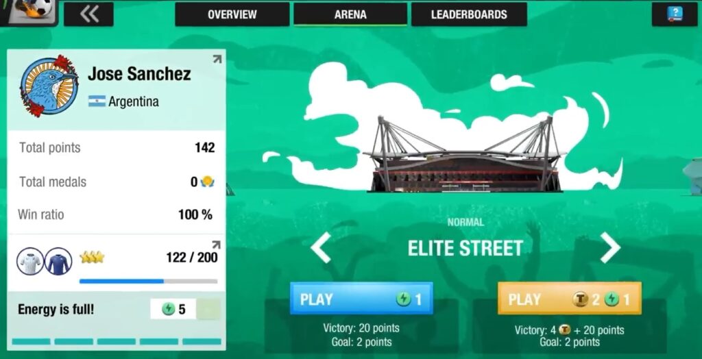 Top Eleven Elite Street Arena