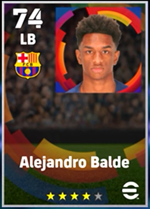eFootball 2024 Wonderkid Alejandro Balde