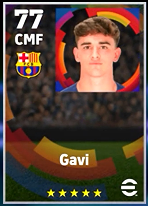 eFootball 2024 Wonderkid Gavi