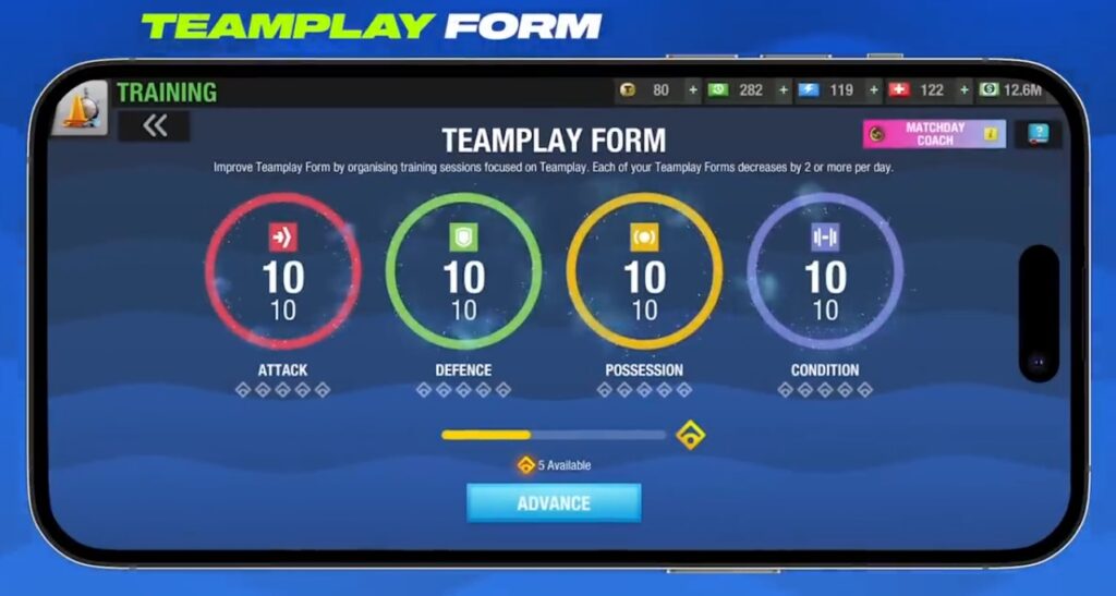 Top Eleven Teamplay Form