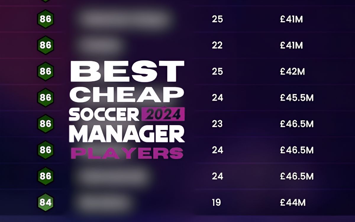 best cheap players in Soccer Manager 2024