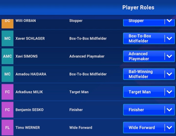 SM25 4 4 2 Formation player roles