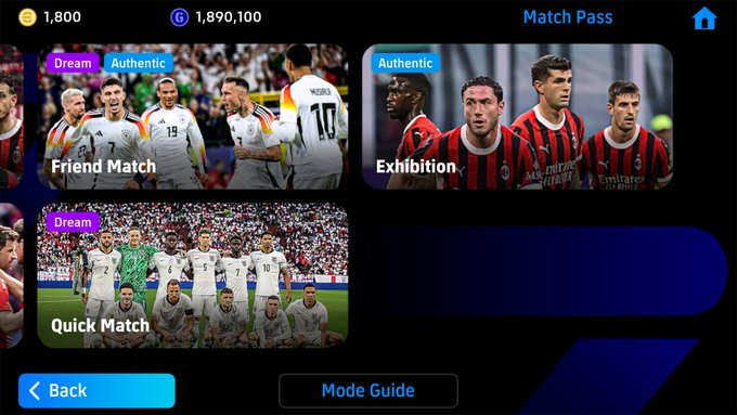 eFootball 2025 Exhibition Screen